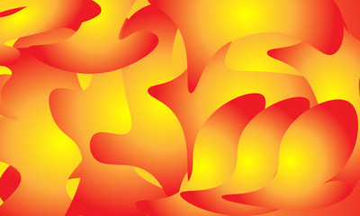abstract background in yellow and red. with a wavy shape. good for desktop backgrounds, smartphone or other backgrounds.