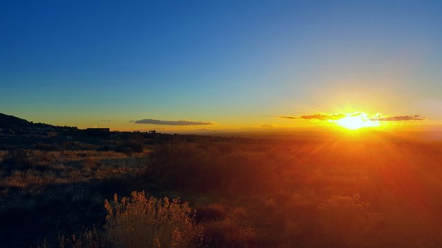 Scenic View Of Landscape Against Sky During Sunset © yveline simonis/EyeEm