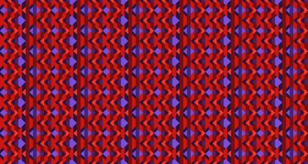 Multicolored rhombuses seamless pattern in retro style. Stock illustraion for web, print, scrapbooking, wrapping paper, textiles, background and wallpaper.