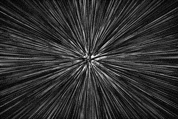 An abstract black and white burst background image.