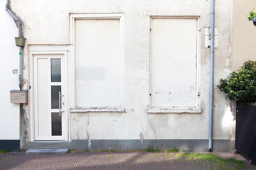 Old Dutch generic house fronts / facades in popular neighborhoods.