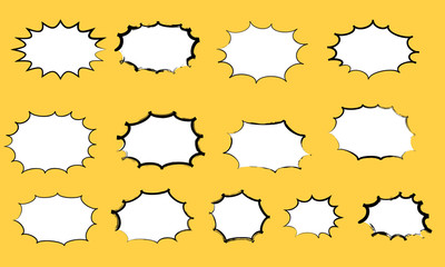 筆で描かれた手描きのパンクフレーム