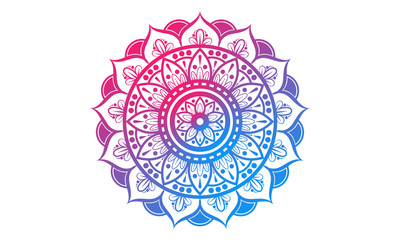 Colorful indian mandala