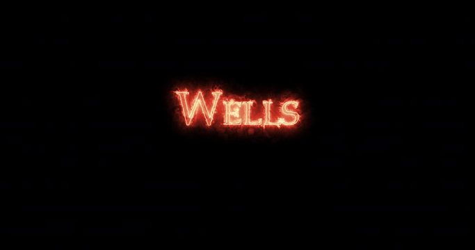 Wells written with fire. Loop