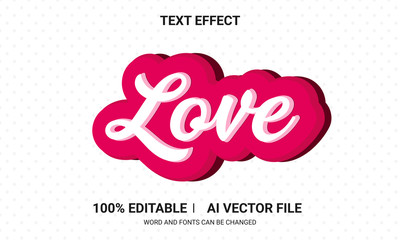 Editable text effects-Love text effects 