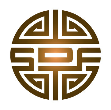 Gold SDF Circle Logo
