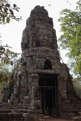 Ta Prohm temple. Cambodia.