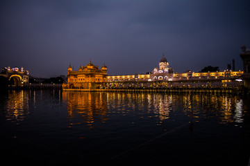 The Harmindar Sahib, also known as Golden Temple Amritsar
