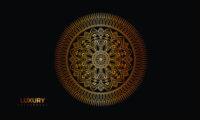 Luxury mandala background, decorative background with an elegant mandala design