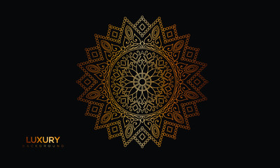 Luxury mandala background, decorative background with an elegant mandala design