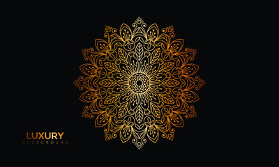 Luxury mandala background, decorative background with an elegant mandala design