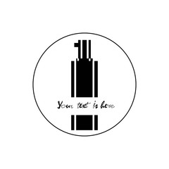 Logo for a beauty salon or cosmetology. Vector.