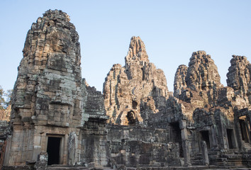 Naklejka premium Bayon temple. Angkor Thom. Cambodia