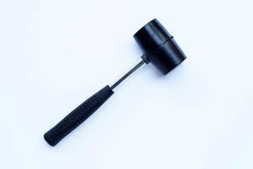 Hammer on white background.