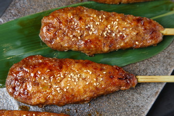 紅茶鴨つくね串