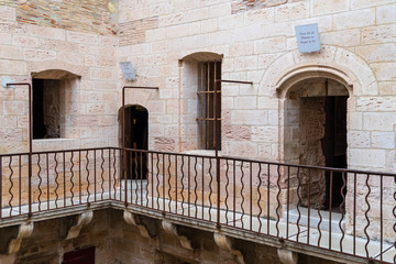 The prisons of the Chateau d'If with the cell which housed the Man in the Iron Mask, Marseille, France