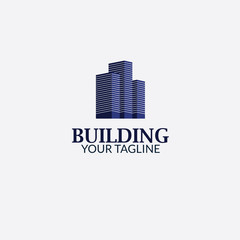 Real State Logo with style Modern for Construction , architecture , residence , hotel , property business , home interior or exterior