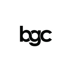 bgc letter original monogram logo design