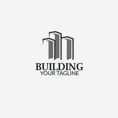 Real State Logo with style Modern for Construction , architecture , residence , hotel , property business , home interior or exterior