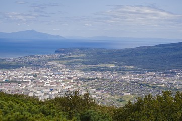 
Landscape from the hill in Magadan