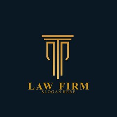 Law Firm Logo Design. Icon law firm vector