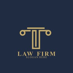 Law Firm Logo Design. Icon law firm vector