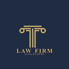 Law Firm Logo Design. Icon law firm vector