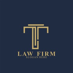 Law Firm Logo Design. Icon law firm vector