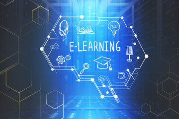 E learning interface in data center