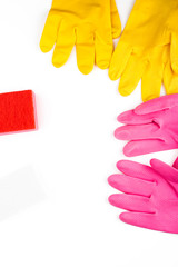 cleaning of the premises. latex gloves.