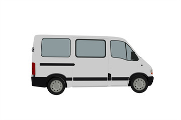 Passenger Van Illustrations 3D © Elba Cabrera