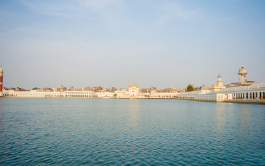 Naklejka premium Beautiful view of Gurudwara Tarn Taran Sahib, Amritsar, Punjab 