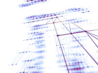 Abstract geometry surfaces, lines and points background, Used as digital wallpaper and technology background.