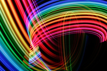 Light painting bright abstract background. Futuristic texture.