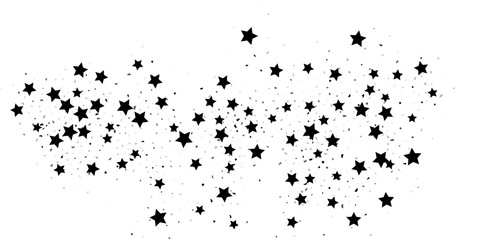 Confetti stars.