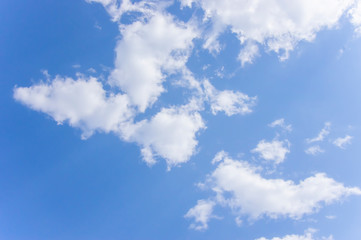 青い空と白い雲