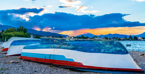 Fishing boats ready to be used by the fishermen