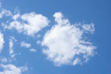 青い空と白い雲