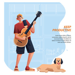 Musician Productive Form Home