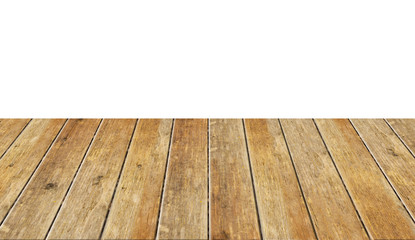 Grange wooden parallel planks in perspective