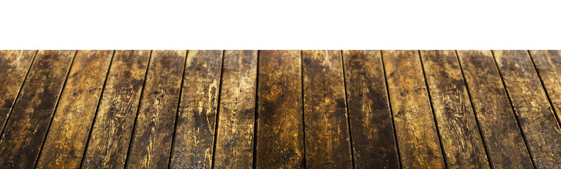 Grange wooden parallel planks in perspective