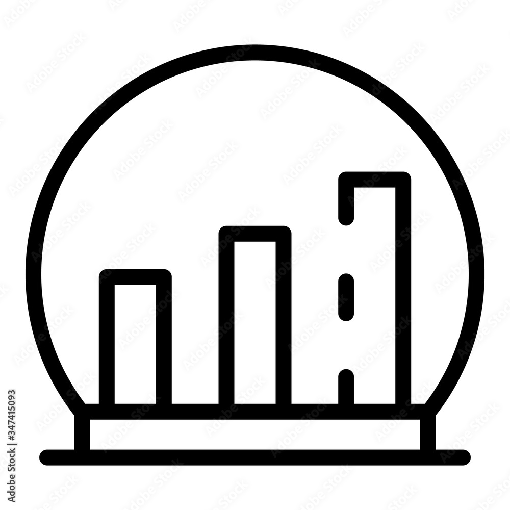 Poster music equalizer icon. outline music equalizer vector icon for web design isolated on white backgroun