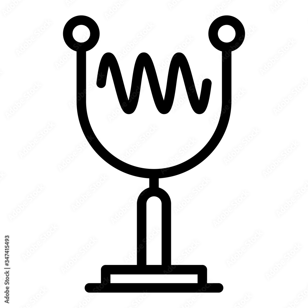 Aufkleber camertone icon. outline camertone vector icon for web design isolated on white background