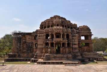 Fototapeta premium Gwalior, Madhya Pradesh/India : March 15, 2020 - Jain Temple in Gwalior Fort