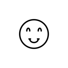 smile face icon design vector template