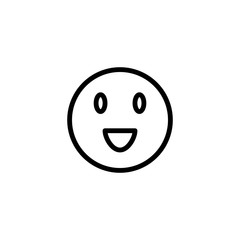 smile face icon design vector template