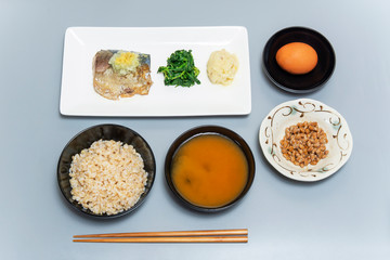 日本の朝食