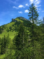 Fototapeta premium mountain landscape with blue sky