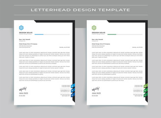 Modern Corporate Letterhead Design Template