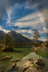 Wolkenzieher über den Alpen